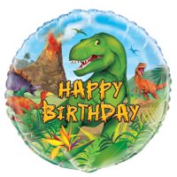 18" Foil Printed Dinosaur Balloons