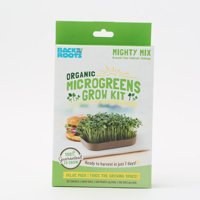Back to the Roots Organic Microgreens Grow Kit, Green Mighty Mix