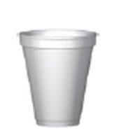 Drinking Cup, WinCup, 8 oz. White Styrofoam Disposable, H8S - Pack of 50