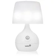 Ivation 12-LED Battery Operated Motion Sensing Table Lamp - Dual Color Range - Available Settings Include Manual & Automatic Motion & Light Sensing