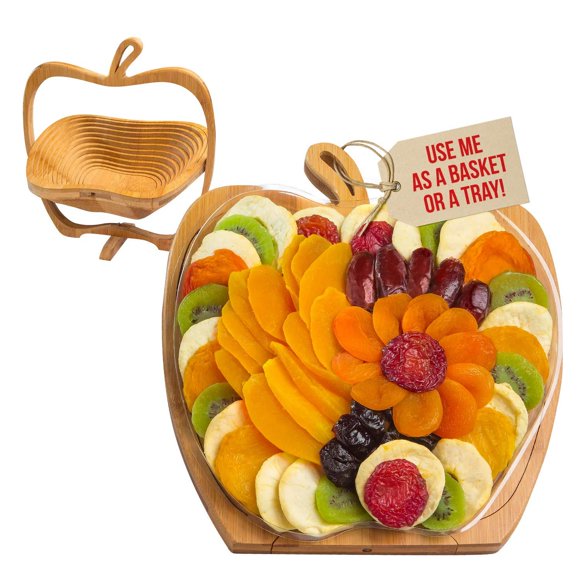 Bonnie and Pop- Dried Fruit Gift Basket Tray Turns into Basket