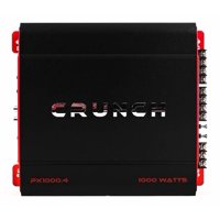 Crunch PX-1000.4 4 Channel 1000 Watt Amp A/B Class Car Stereo Power Amplifier
