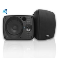 PYLE PDWR54BTB - Waterproof & Bluetooth 5.25'' Indoor / Outdoor Speaker System, 600 Watt, Black