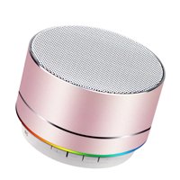 Mini Small Portable Wireless Bluetooth Speaker with LED Light and Built-in Mic for Home, Travel? Supports TF Card Playing? 4 different colors C