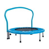 Kiapeise Kids Trampoline with Handrail Jumping Home Rebounder Accessory