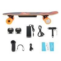 Electric Skateboard 3-Speed Lithium Battery Powered with Remote Controller HFON