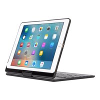 Targus VersaType for iPad (5th gen./6th gen.), iPad Pro (9.7-inch), iPad Air 2, and iPad Air - Keyboard and folio case - wireless - QWERTY - US - black keyboard, black case - retail - for Apple 9.7-inch iPad; 9.7-inch iPad Pro; iPad Air; iPad Air 2