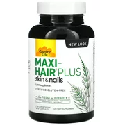 Country Life Maxi-Hair Plus, 5,000 mcg, 120 Vegetarian Capsules