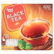 (Pack of 5) Great Value Black Tea, Tea Bags, 100 Ct