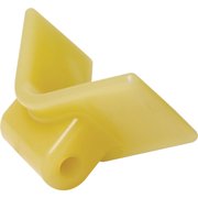 Seachoice Non-Marking TP Yellow Rubber V-Bow Stop, 3" x 1/2"