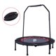 image 1 of HEKA Trampoline Folding Fitness Trampoline 40" Heavy Duty Foldable Mini Trampoline Re-bounder with Foam Handle for Adults Kids Indoor/Garden Workout , Max Load 330Lbs KI2O