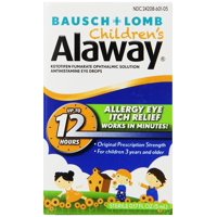 Bausch + Lomb Alaway Children's Antihistamine Eye Drops, 0.17 Oz Bottle