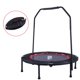image 1 of HEKA 40" Foldable Mini Trampoline, Fitness Rebounder with Foam Handle, Exercise Trampoline for Adults Kids Indoor/Outdoor Workout Max Load 330lbs