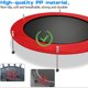 image 4 of 54 Inch Large Kids Trampoline with Mesh Enclosure,Toddler Enclosed Trampoline Children Bouncing Exercise Jumping Bed,Support Up to 220Lb, Best Gift for Kids