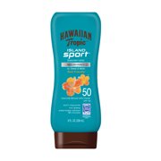 Hawaiian Tropic Island Sport Lotion Sunscreen SPF 50, 8 fl oz