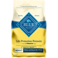 Blue Buffalo Life Protection Formula Natural Adult Healthy Weight Dry Dog Food, Chicken and Brown Rice, 6-lb