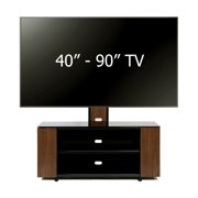 Versatile TV Stand w/Mount, Wheel and CD DVD Cabinet for 40-90 Inch TVs