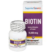 Superior Source - Biotin 10000 mcg. - 60 Quick Dissolve Tablets