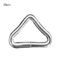 AUTCARIBLE 10 PCS Per Set Trampoline Jumping Bed Bungee Bed Mesh Cloth Mattress Jumping Cloth Iron Buckle Triangle Ring