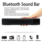 Wireless bluetooth Stereo Soundbar HIFI Speaker Home Theater Audio FM Radio LED Display Subwoofer Sound Bar Suport FM/TF/USB/AUX