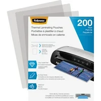 Fellowes Laminating Pouch, 3 mil, 200 pack