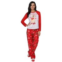 Rudolph Costume Matching Family Pajama Set Red Nose Included, Women