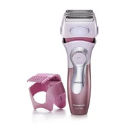 Panasonic Electric Shaver for Women, ES2216PC, Close Curves Electronic Shaver, 4-Blade Cordless Electric Razor with Bikini Attachment and Pop-Up Trimmer, Wet or Dry Shaver Operation 8.20in
