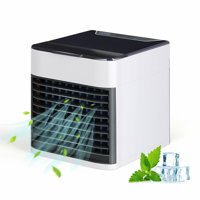 Water-Cooling Fan 3 Speeds USB Air Conditioner 7 LEDs Light