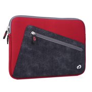 KroO 11-Inch Neoprene Tablet, Laptop, Hybrid, Chromebooks, Convertible Sleeve with Front Zipper Pocket