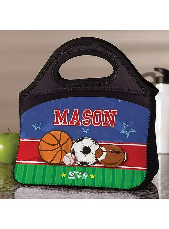 Personalized Sports MVP Kids Lunch Bag
