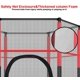 image 4 of Howstar 55In Kids Trampoline With Enclosure Net Jumping Mat And Spring Cover Padding