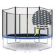image 7 of JCXAGR 12 FT Kids Trampoline With Enclosure Net Jumping Mat And Spring Cover Padding