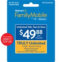 Daily Saves Family Mobile $49.88 TRULY Unlimited Monthly Plan & Mobile Hotspot Included (Email Delivery)