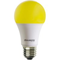 LED A19 Non-Dimmable Medium Screw Base (E26) Yellow Bug Light Bulb 40 Watt Equivalent 2700K 1-Pack