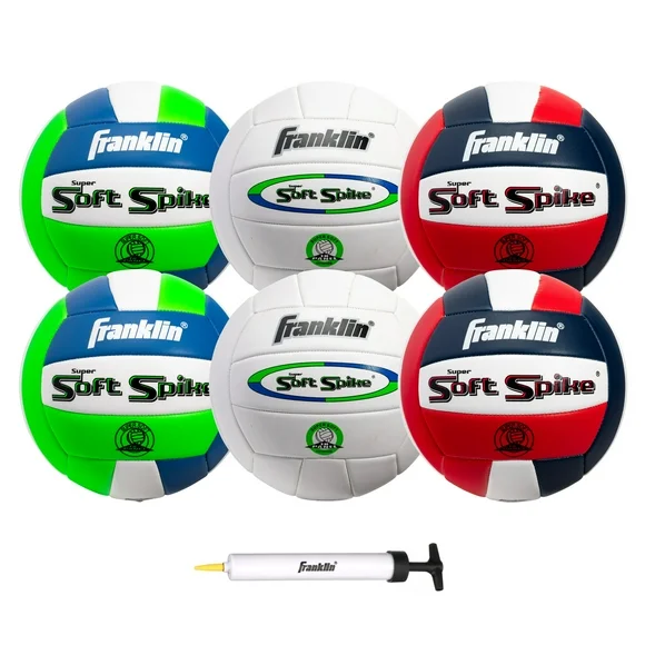 Franklin Sports Volleyball - Outdoor + Beach Volleyball - Cushioned Volleyball Ball - Colors May Vary