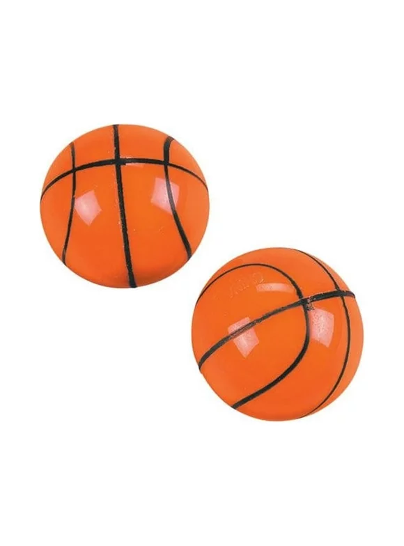 Basketball Bouncing Balls - Party Favors - 12 Pieces