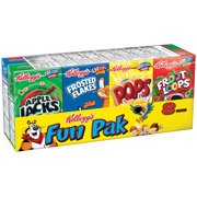 (3 Pack) Kellogg's Breakfast Cereal, Variety Fun Packs, 8.56 Oz