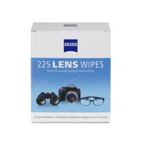 Zeiss Lens Wipes, Pre-Moistened Eye Glass Cleaner Wipes, 225 Count