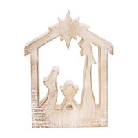 Carved Nativity Silhouette