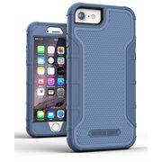 Apple iPhone 7 Tough Case W/ Built In Screen Protector, (Heavy Duty) Rugged Hybrid Case [Military Grade Protection]