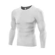 Enjoyofmine Men's Compression Baselayer Quick Dry Breathable Long Sleeve T-Shirt Fitness Training Tops