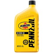 (4 Pack) Pennzoil Conventional 10W-30 Motor Oil, 1-quart bottle
