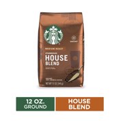 Starbucks Medium Roast Ground Coffee  House Blend  100% Arabica  1 bag (12 oz.)