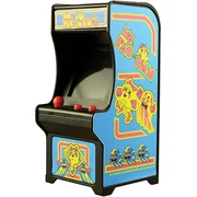 Ms Pac-Man Classic Tiny Arcade Game Palm Size w/ Authentic Sounds & Joystick