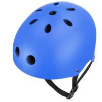 JBM Skateboard Helmet CPSC ASTM Certified Bike Skate Multi-Sport Helmet for Cycling Skateboarding Scooter Roller Skate Inline Skating Rollerblading Longboard for Adult Men Women Youth Kids (S/Blue)