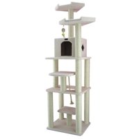 Armarkat 78-in Cat Tree & Condo Scratching Post Tower, Beige