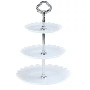 3 Tier Cake Cupcake Plate Stand Birthday Wedding Party Tri-layer Food Holder