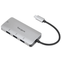 Targus USB-C Ethernet Adapter with 3x USB-A Ports - ACA959USZ