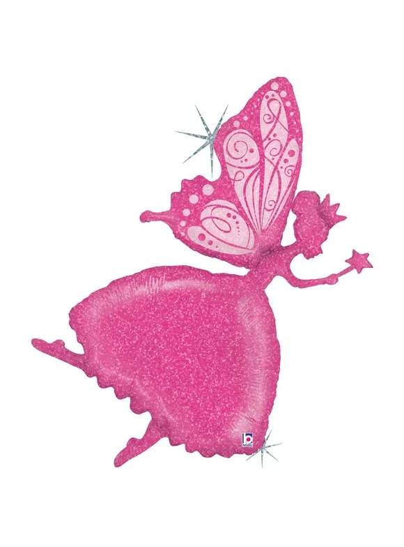 Fairy Princess Silhouette Jumbo Foil Balloon