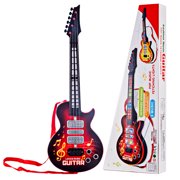 4 Strings Electric Guitar Toy Kid's Musical Instruments Educational Toy - Red
